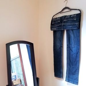 ReRock for Express Whiskered Skinny Jeans